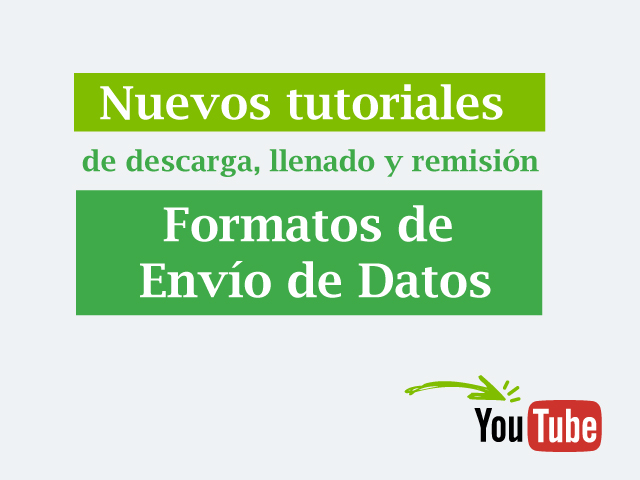 Arte sobre los nuevos tutoriales de Formatos de Envío